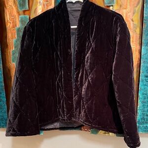 Cut Loose Black Quilted Puffer Jacket